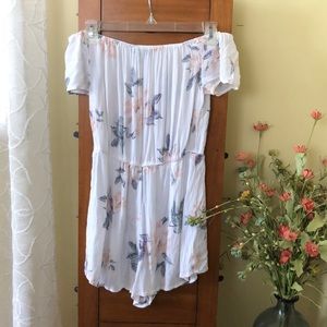 Kendall and Kylie White Floral Romper